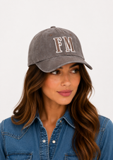 FM Initials Cap - Brown