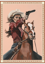 Got A Gun - Linen Tea Towel