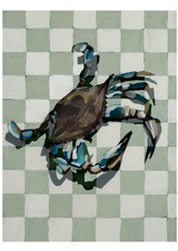 Azure Crab Print