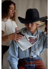 'Cowboy Bar' Bandana Scarf