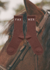 Chocolate FAR MER. Boot Socks