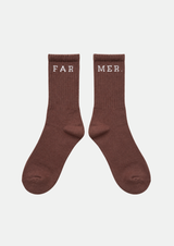 Chocolate FAR MER. Boot Socks