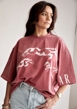 Stampede Tee Maroon