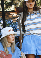 Jersey Polo Cinnamon Stripe