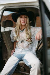 Lace Raglan - Bud & Bone