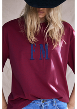 Oversize Stripe - Red/Navy