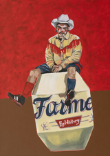 'Rodeo Clown' Print