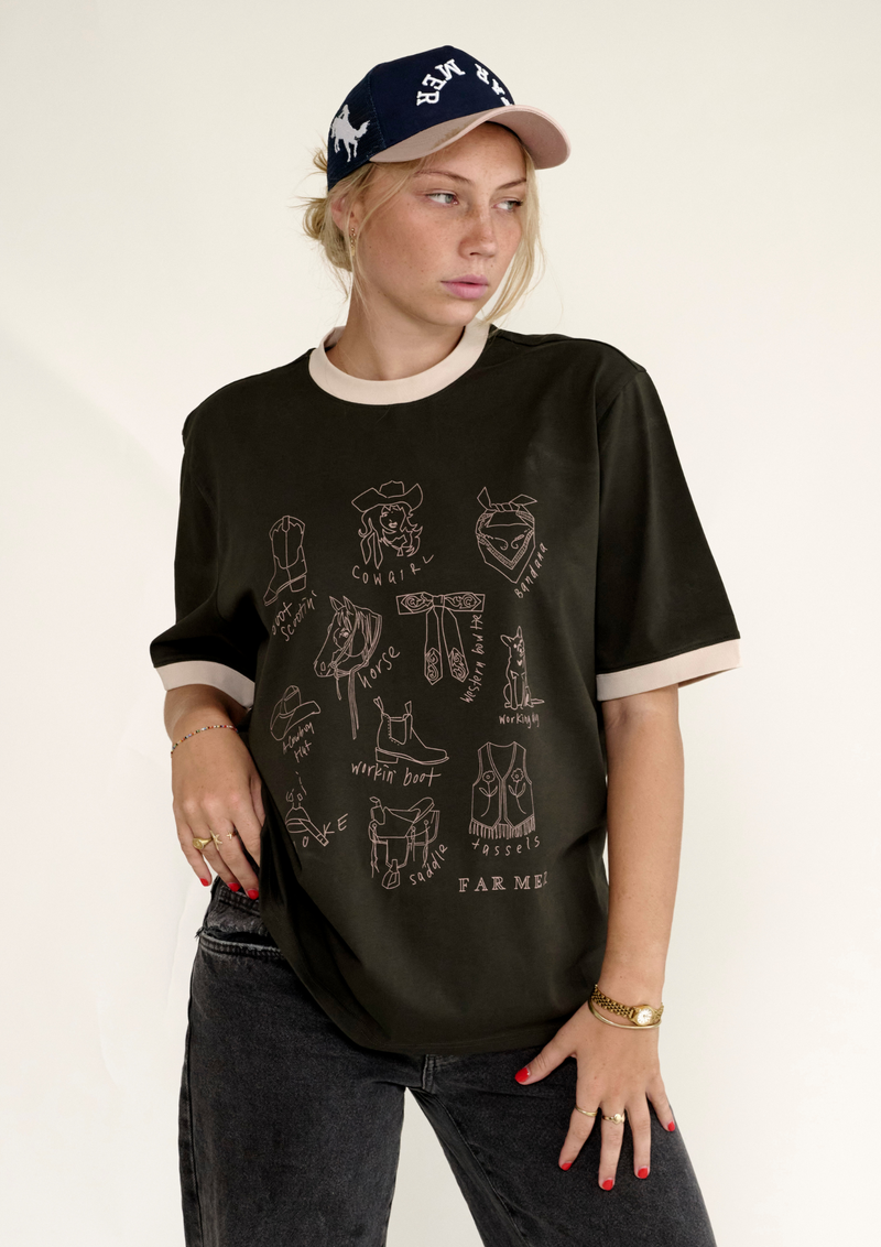 Cowboy Culture Ringer Tee