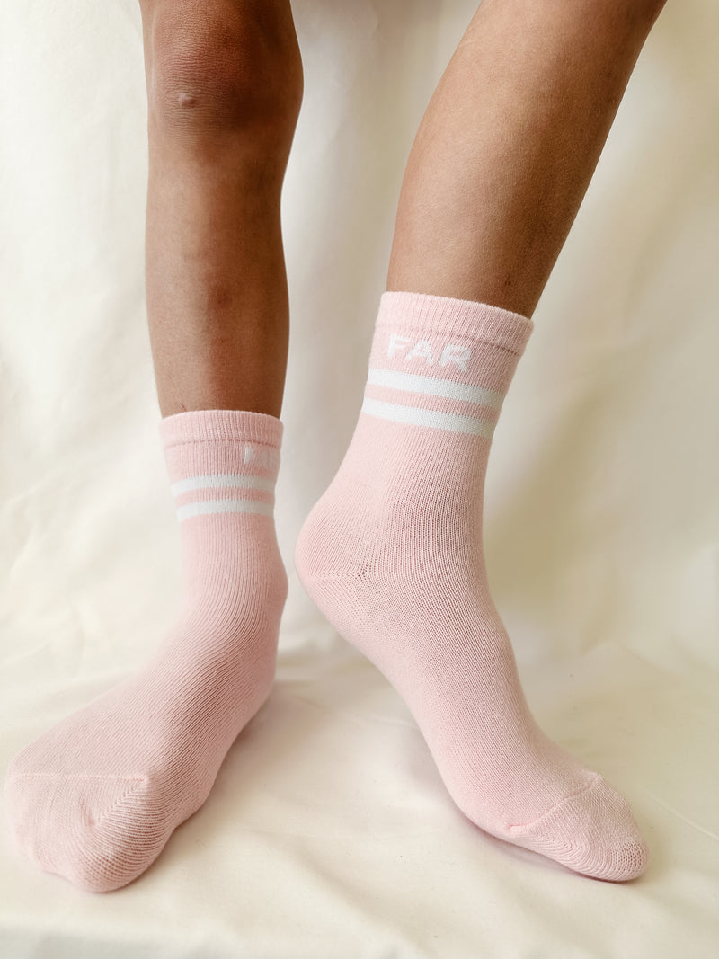 Pink FAR MER. Kids Boot Socks