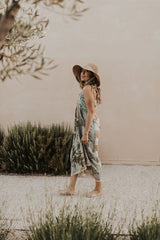 'Olive Garden' Silk Modal Sarong