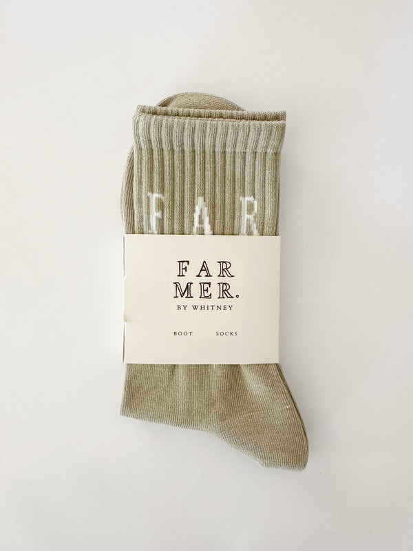 Sage FAR MER. Boot Socks