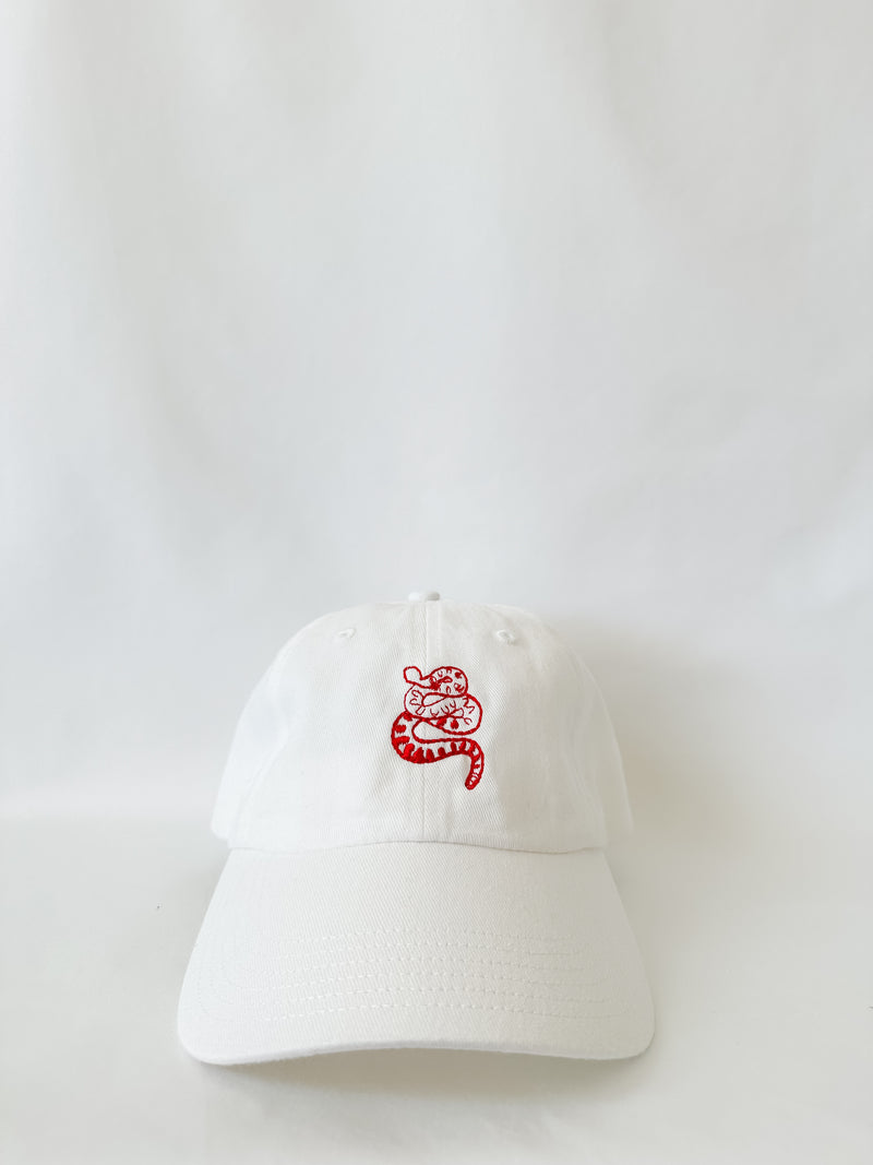 Rattlesnake Cap - White