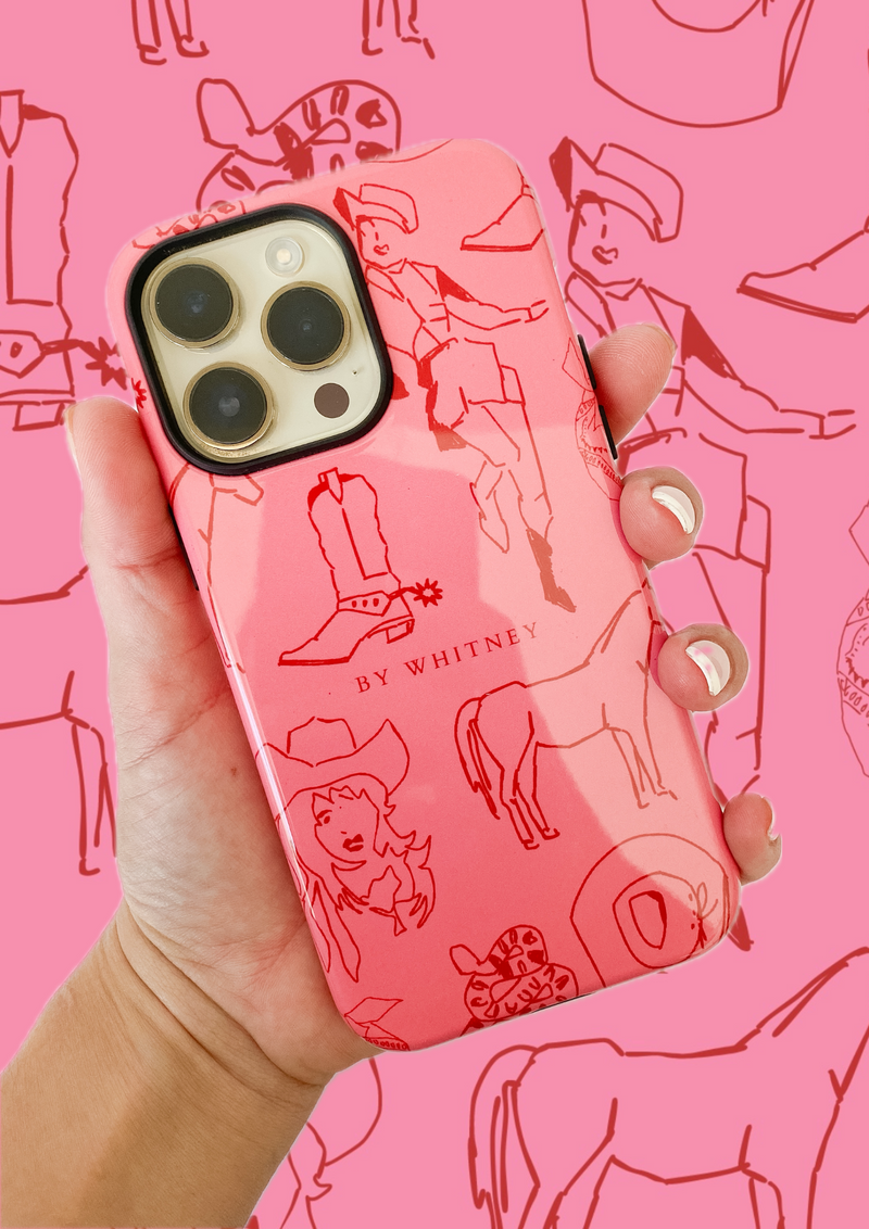 'Pink Cowgirl' Phone Case