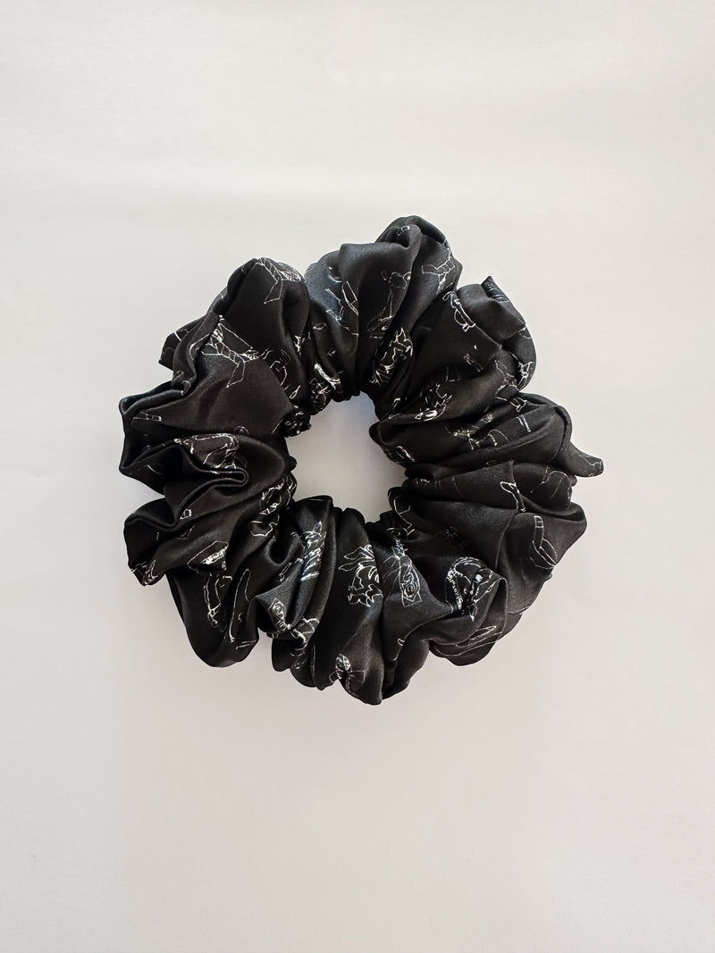 Black Pony Scrunchie