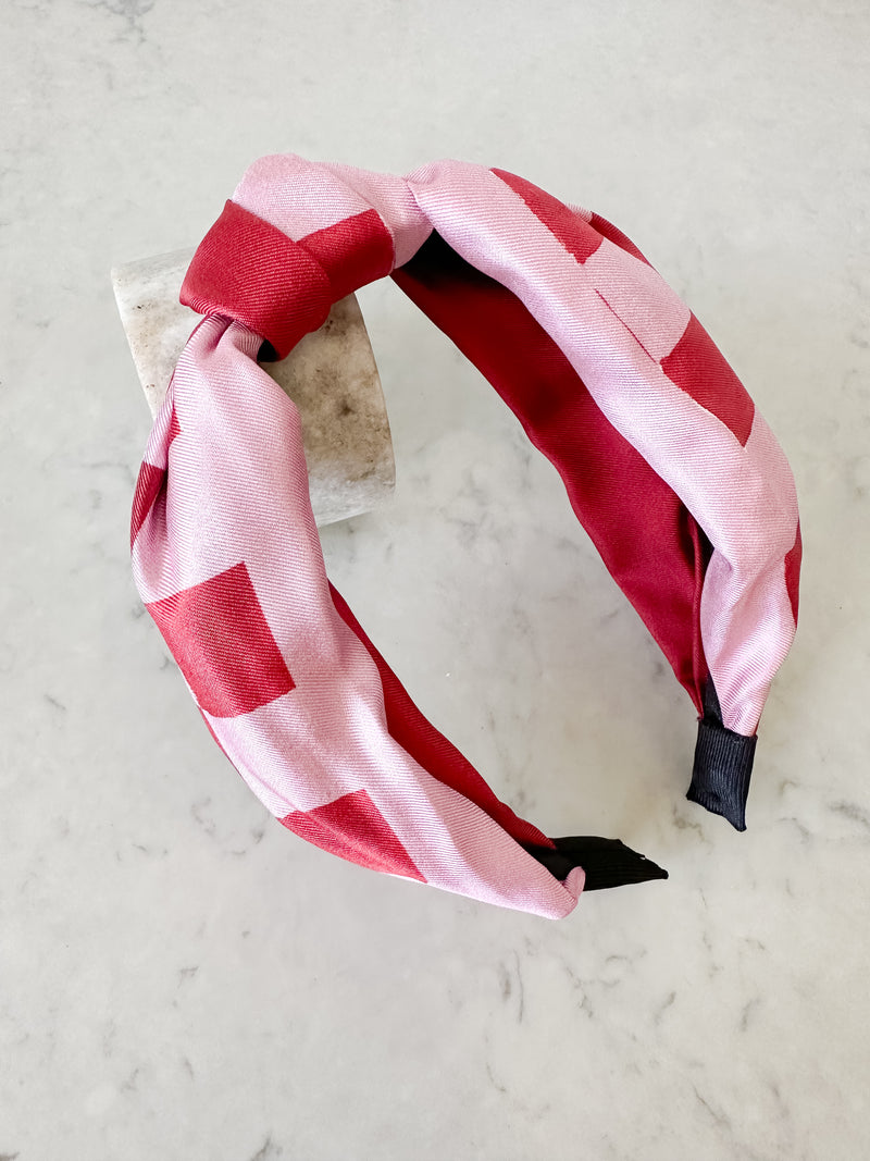 The Holiday Knot Silk Headband