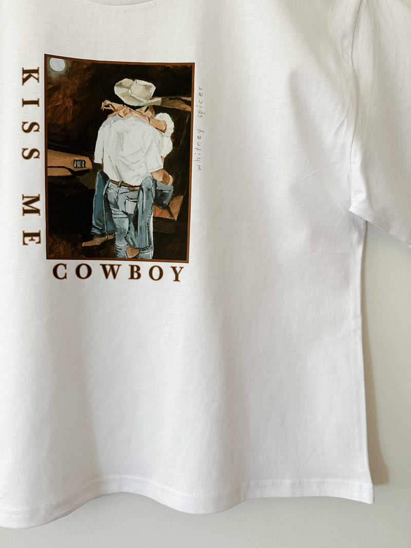 Kiss me Cowboy Ladies Shirt