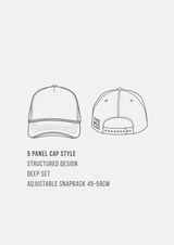 FAR MER Branded Trucker - Caramel
