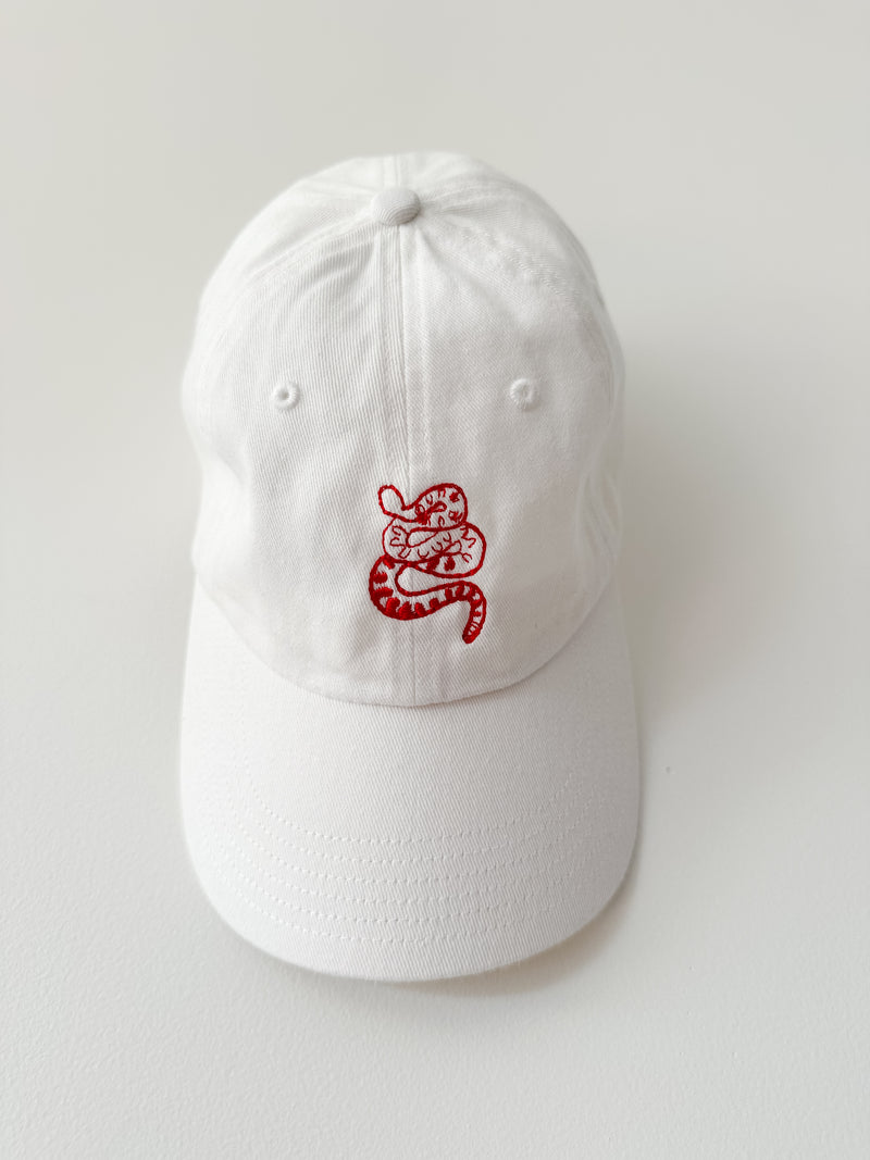 Rattlesnake Cap - White