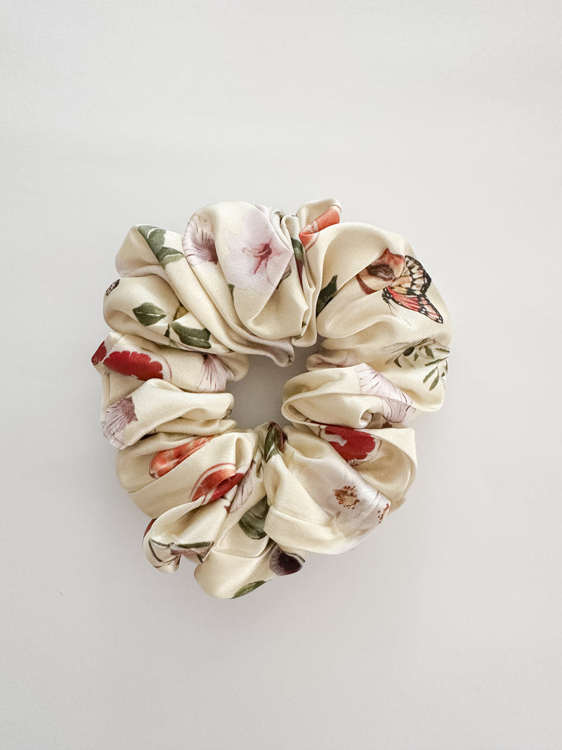 Garden Silk Scrunchie