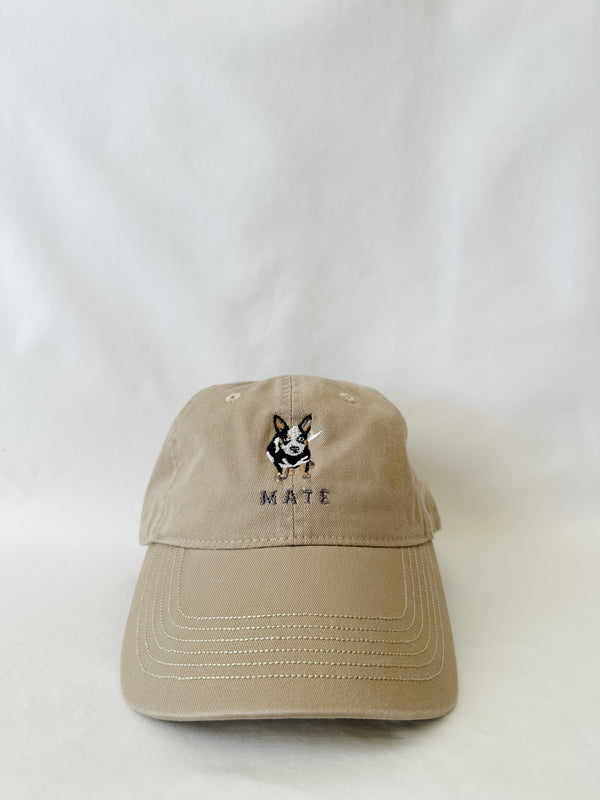 ‘Cattle Dog - Mate’ Khaki Cap