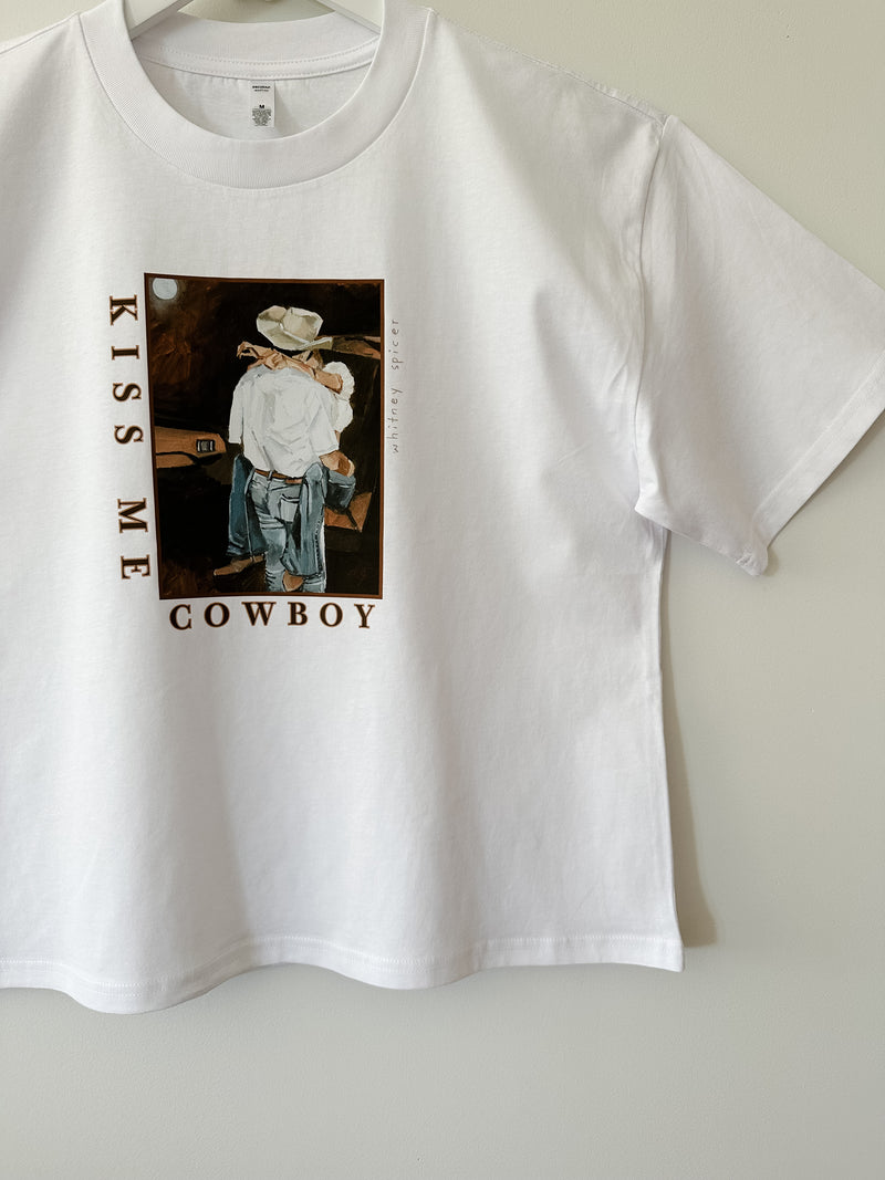Kiss me Cowboy Ladies Shirt