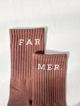 Chocolate FAR MER. Boot Socks