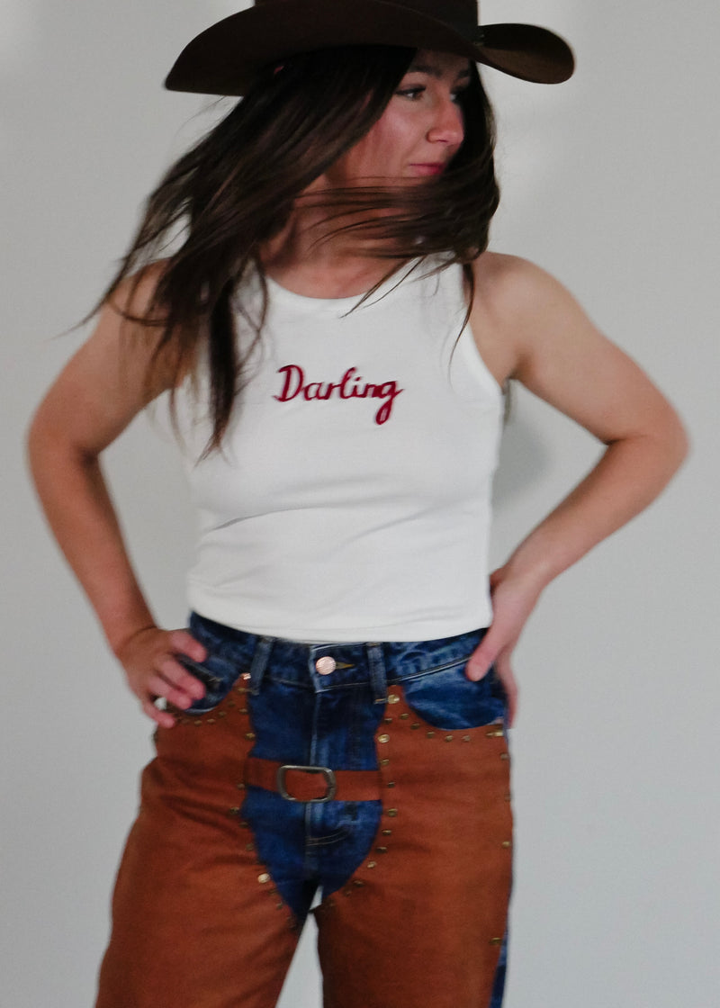 Darling Embroidered Tank