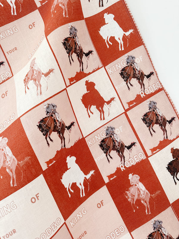 King of Your Rodeo Tea Towel