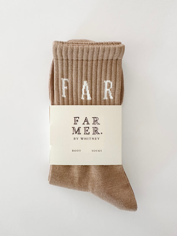 Cinnamon FAR MER. Boot Socks