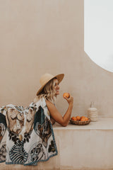 'Smoked  Oysters' Cotton Sarong