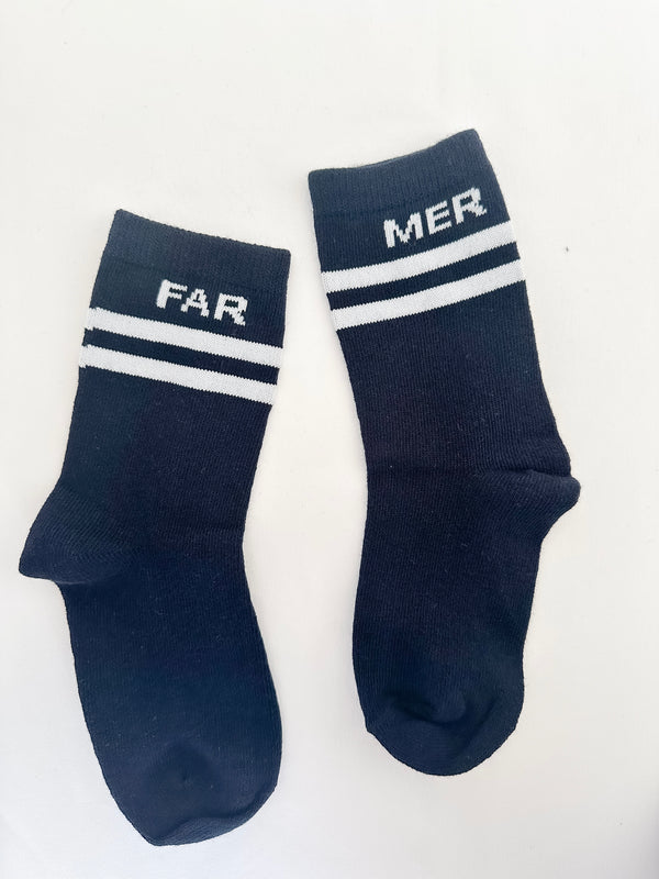 Navy FAR MER. Kids Boot Socks