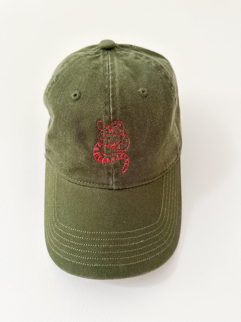 Rattlesnake Green Cap