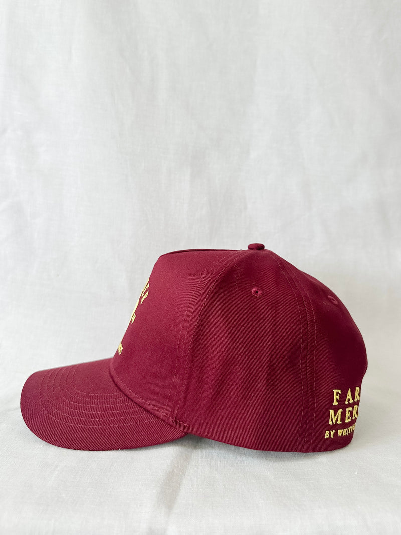 FAR MER Branded Cap - Maroon