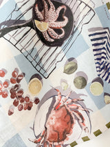 'Seafood Spread' Tea Towel