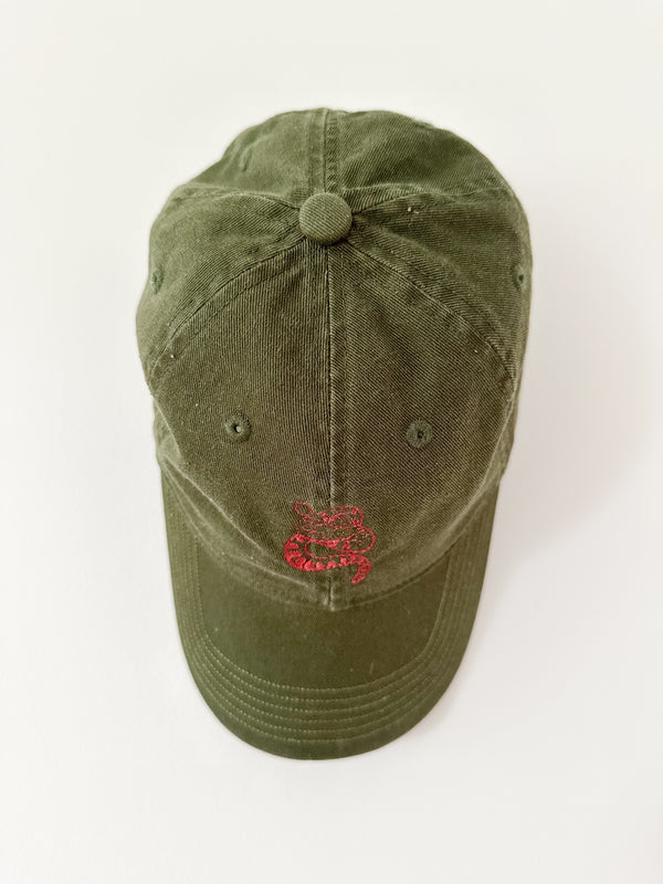 Rattlesnake Green Cap