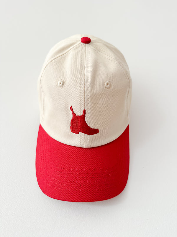 Red Boot Base Cap