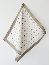 Farm Neutral Cotton Handkerchief/ Pocket Square
