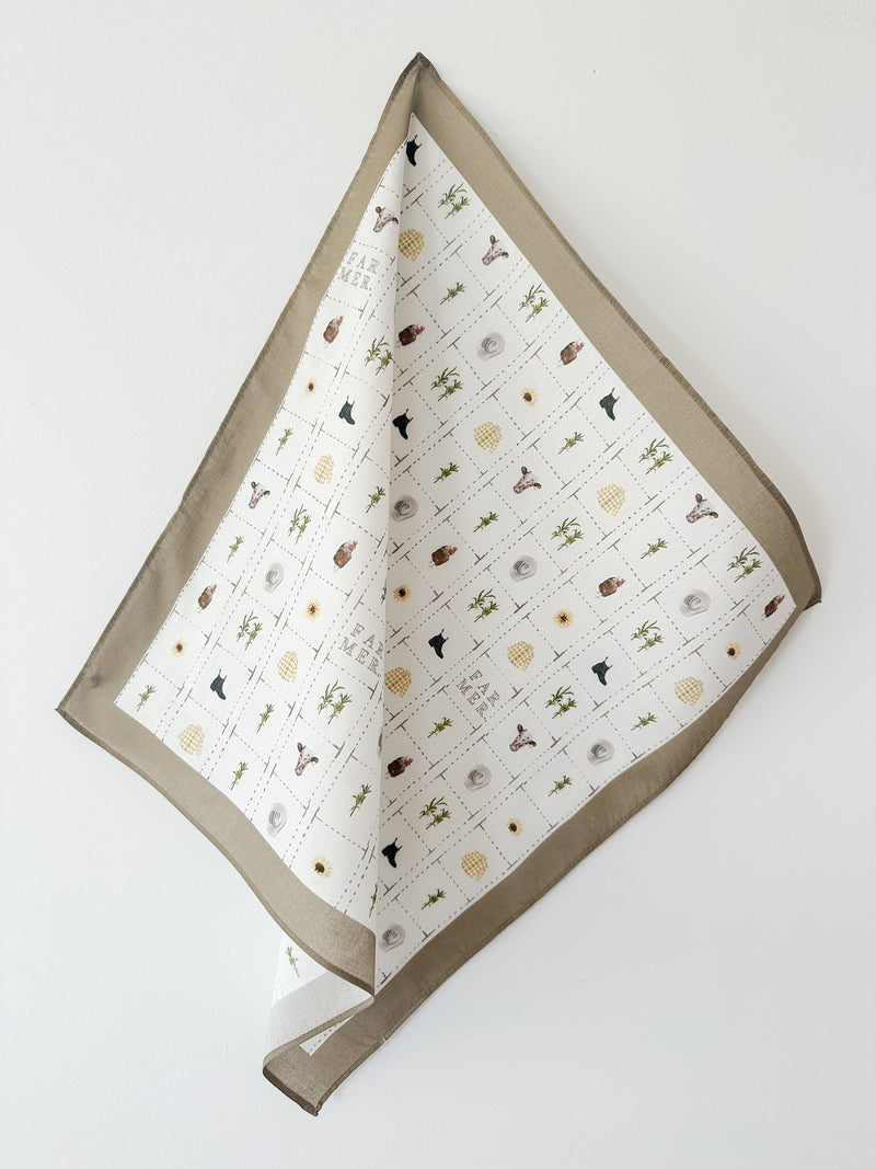 Farm Neutral Cotton Bandana
