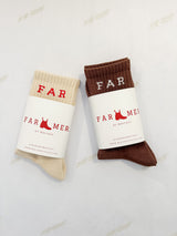 Chocolate FAR MER. Boot Socks