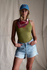 Army Embroidered Snake Tank