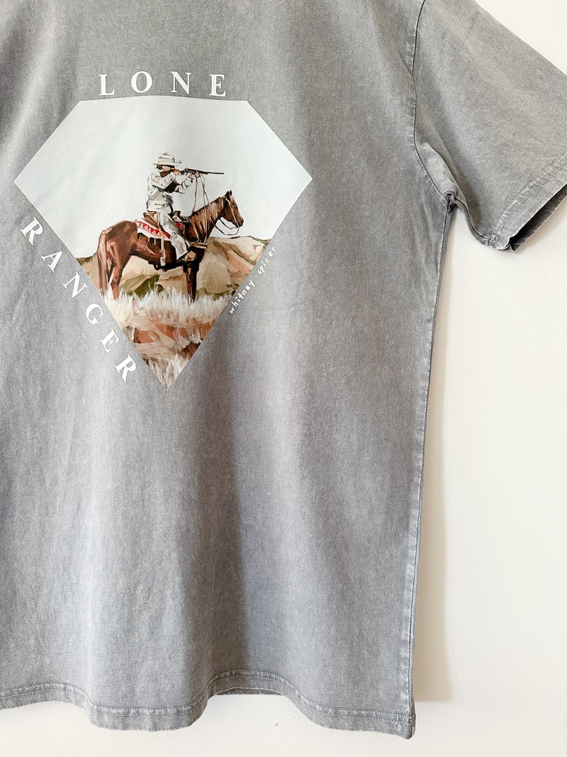 Lone Ranger Unisex Grey Stonewash Shirt