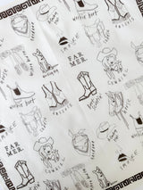 Cowgirl Culture Cotton Handkerchief/ Pocket Square