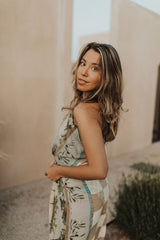 'Olive Garden' Silk Modal Sarong