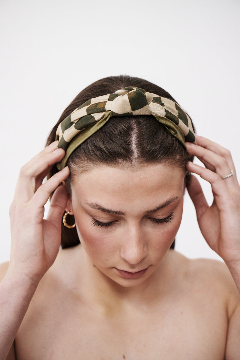 Indy Girl Knot Silk Headband