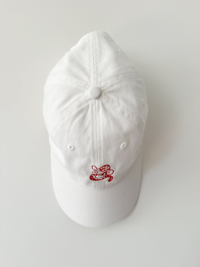 Rattlesnake Cap - White