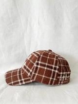 Choc Plaid Cap