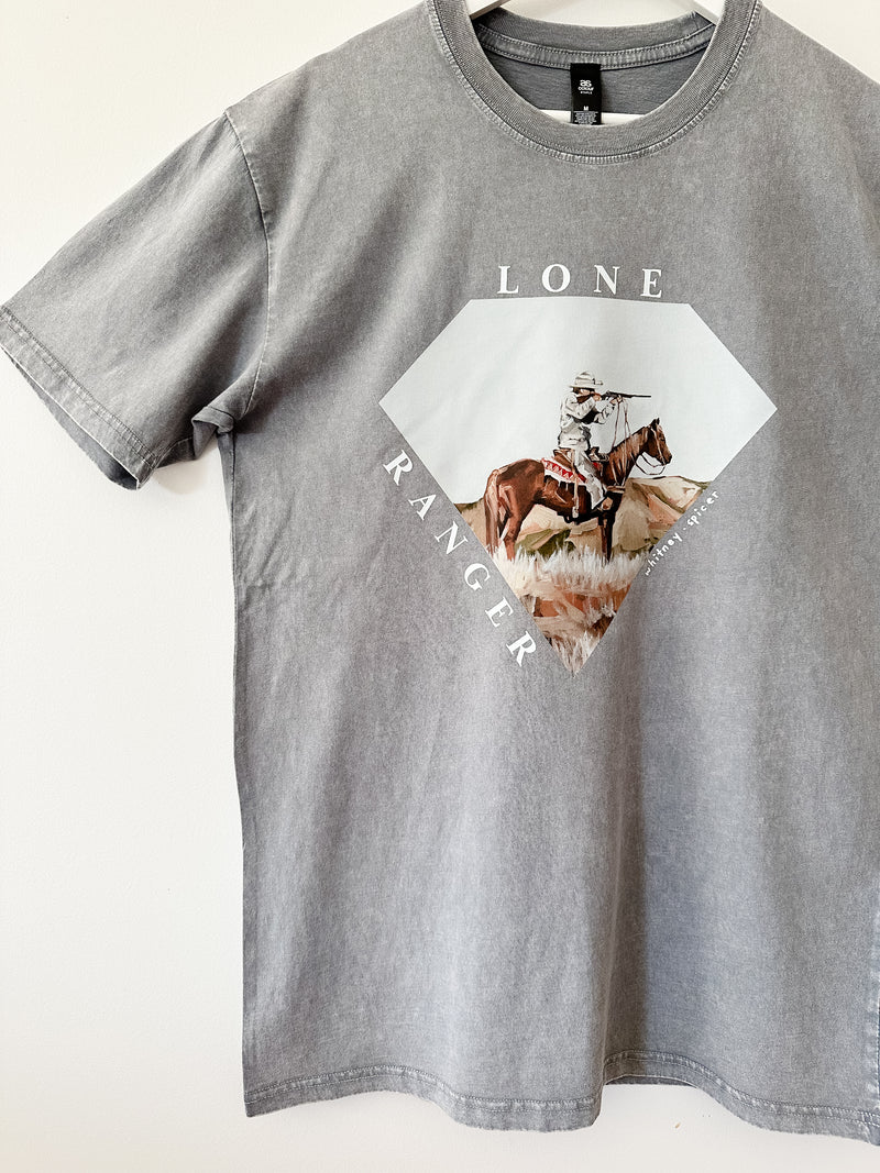 Lone Ranger Unisex Grey Stonewash Shirt