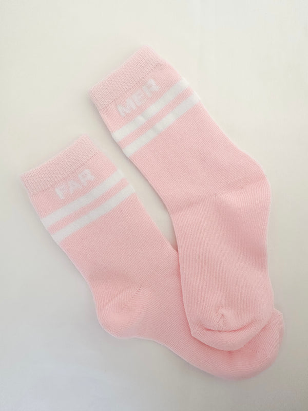 Pink FAR MER. Kids Boot Socks