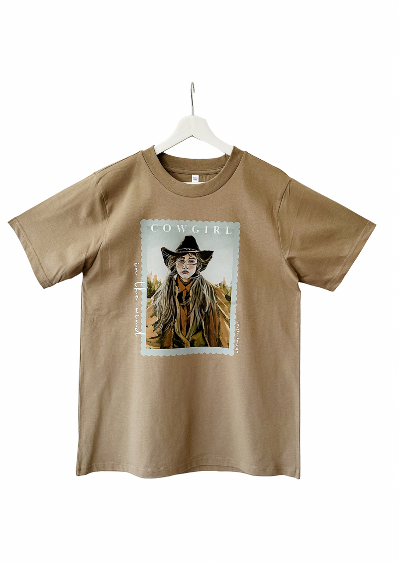 Cowgirl in the Wind Ladies Shirt
