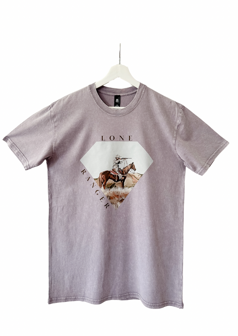 Lone Ranger Unisex Lilac Stonewash Shirt